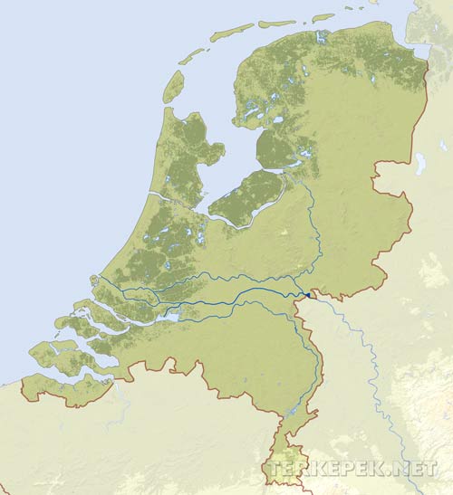 Hollandia felszíne