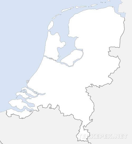 Hollandia vaktérkép